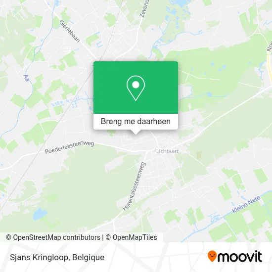 Sjans Kringloop kaart