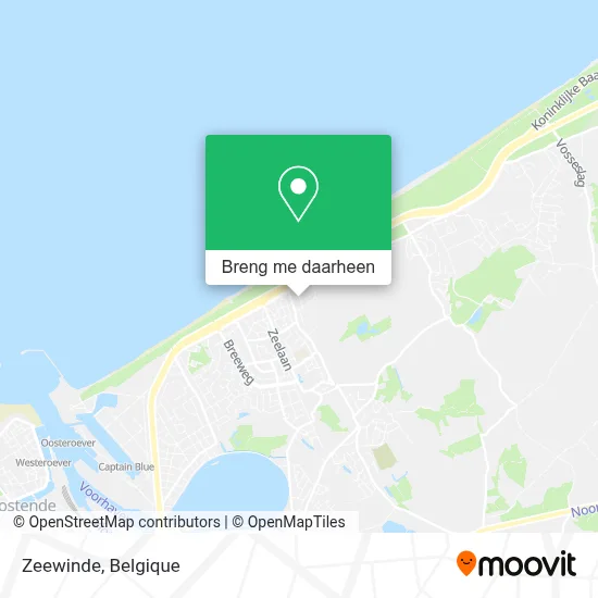 Zeewinde kaart