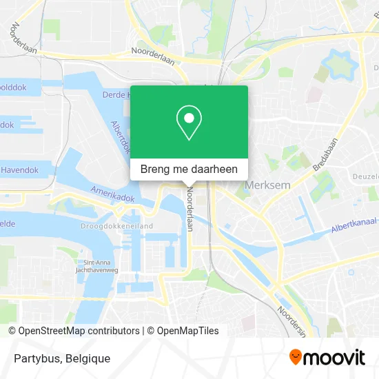 Partybus kaart