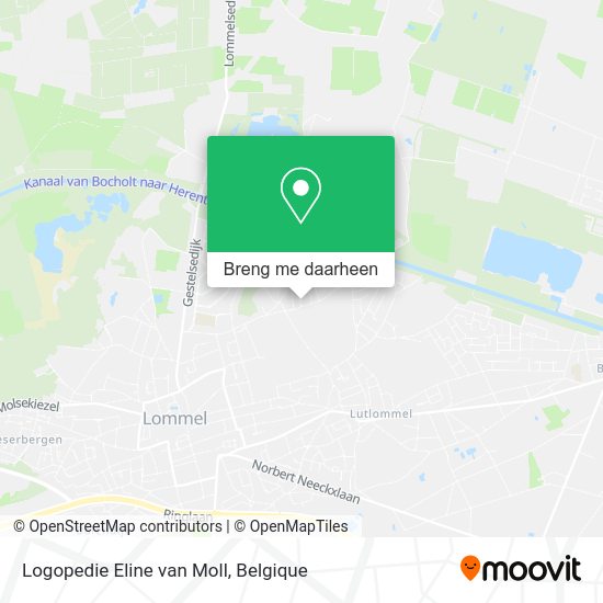 Logopedie Eline van Moll kaart