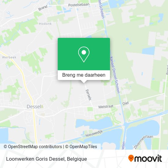 Loonwerken Goris Dessel kaart