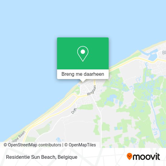 Residentie Sun Beach kaart
