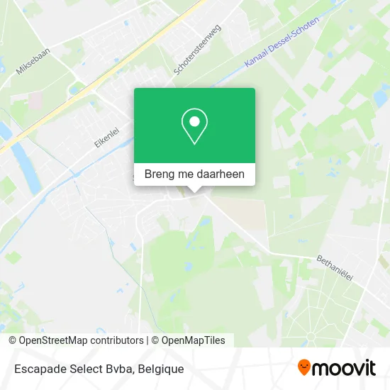 Escapade Select Bvba kaart