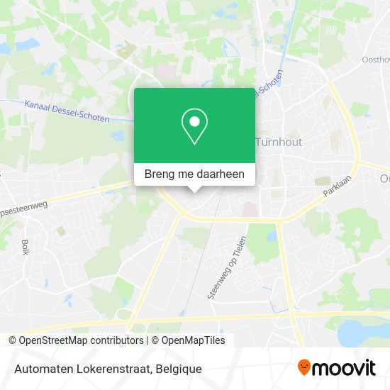 Automaten Lokerenstraat kaart