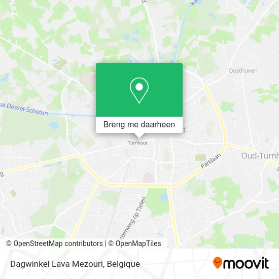 Dagwinkel Lava Mezouri kaart