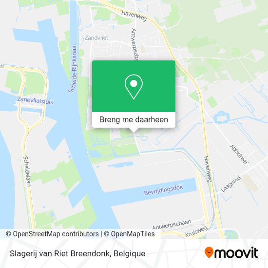 Slagerij van Riet Breendonk kaart