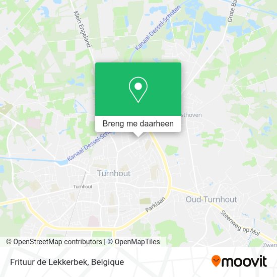 Frituur de Lekkerbek kaart