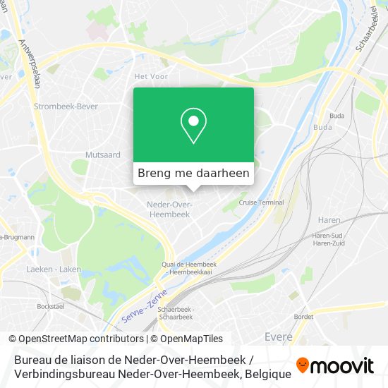 Bureau de liaison de Neder-Over-Heembeek / Verbindingsbureau Neder-Over-Heembeek kaart