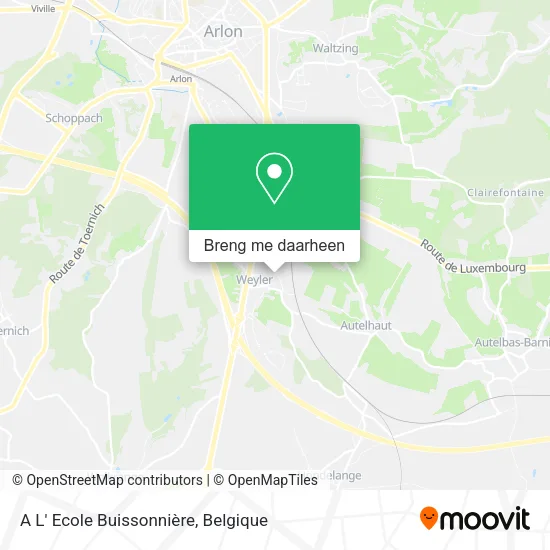 A L' Ecole Buissonnière kaart