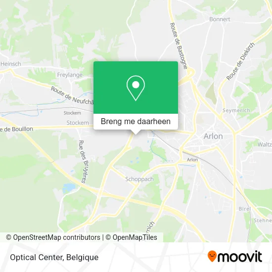 Optical Center kaart