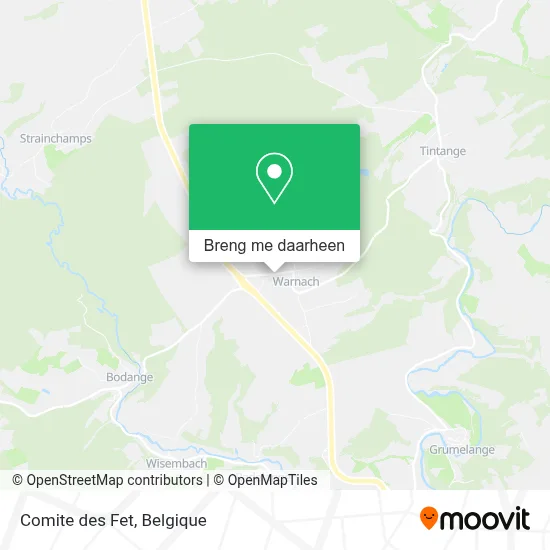 Comite des Fet kaart