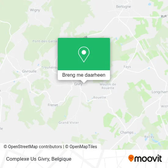 Complexe Us Givry kaart