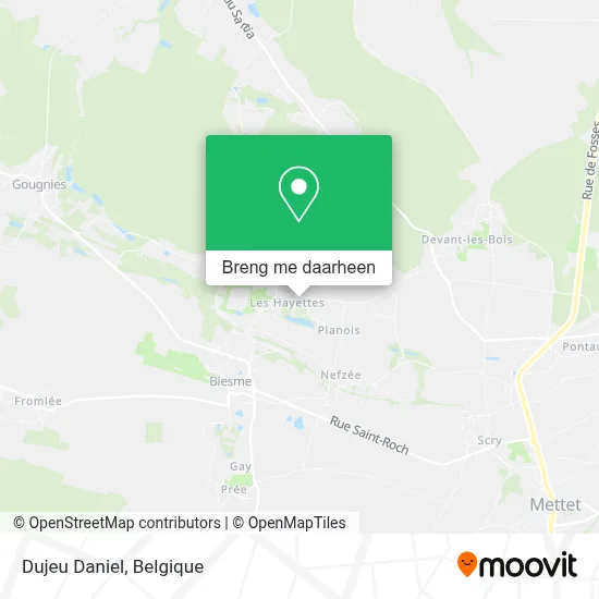 Dujeu Daniel kaart