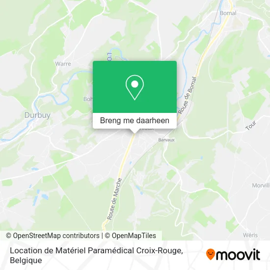 Location de Matériel Paramédical Croix-Rouge kaart