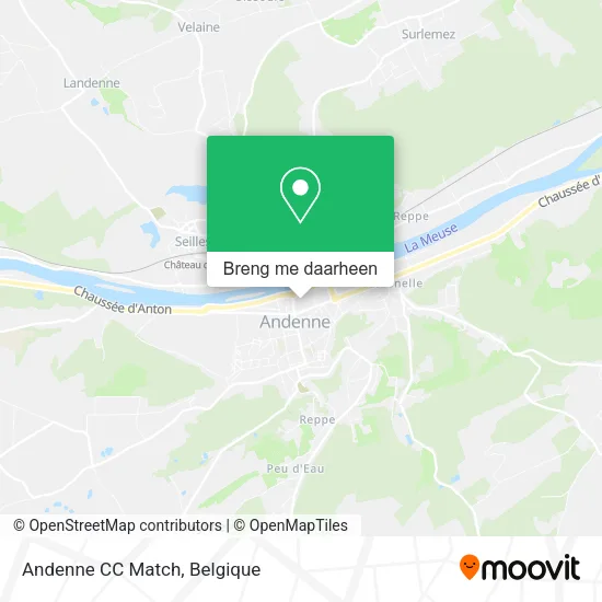 Andenne CC Match kaart