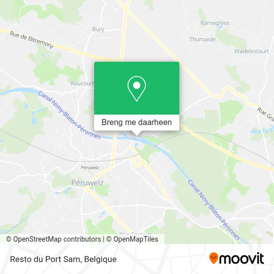 Resto du Port Sam kaart