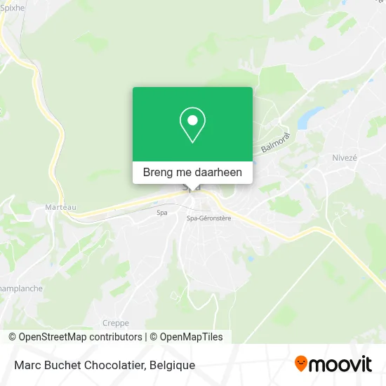 Marc Buchet Chocolatier kaart