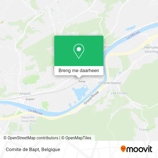 Comite de Bapt kaart