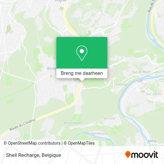 Shell Recharge kaart