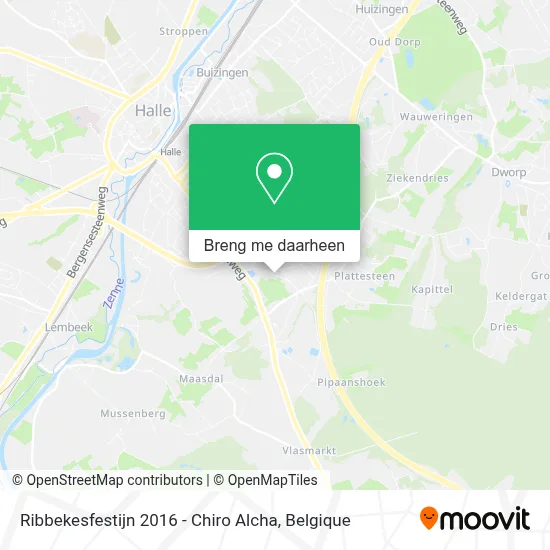 Ribbekesfestijn 2016 - Chiro Alcha kaart