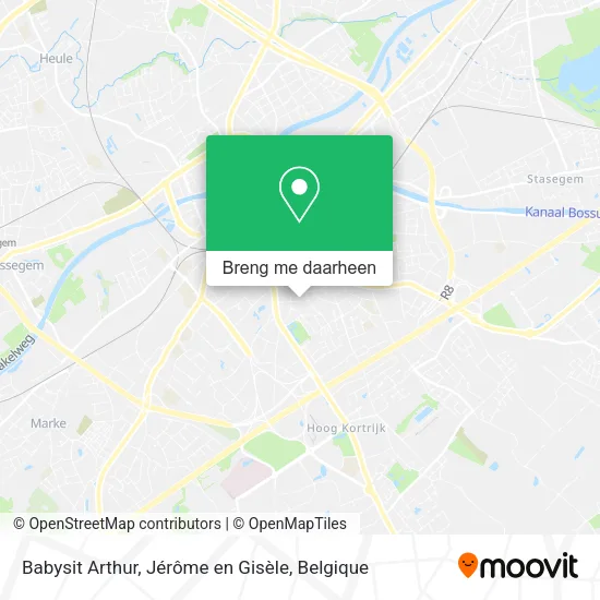 Babysit Arthur, Jérôme en Gisèle kaart