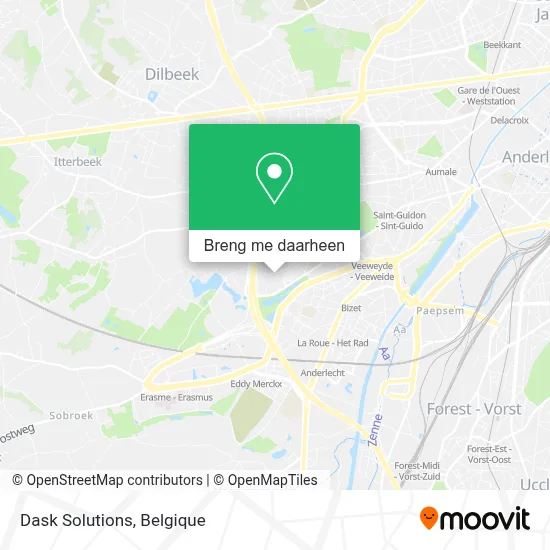 Dask Solutions kaart