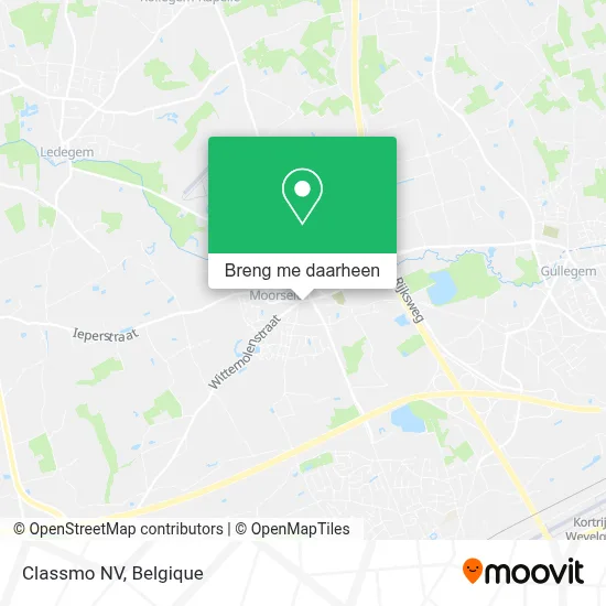 Classmo NV kaart