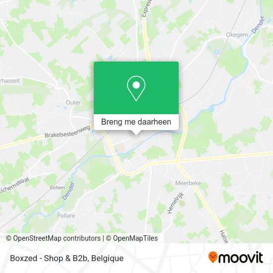 Boxzed - Shop & B2b kaart