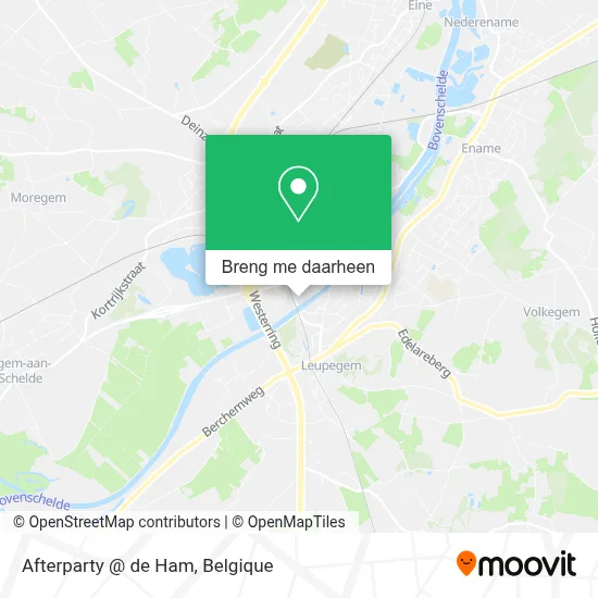 Afterparty @ de Ham kaart