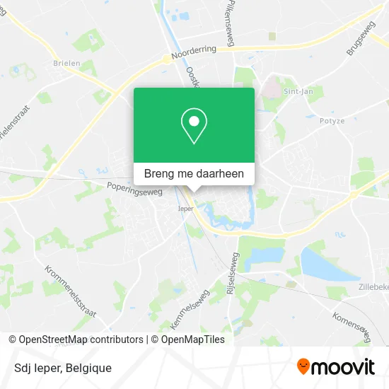Sdj Ieper kaart
