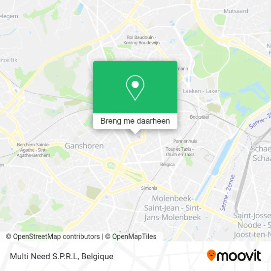 Multi Need S.P.R.L kaart