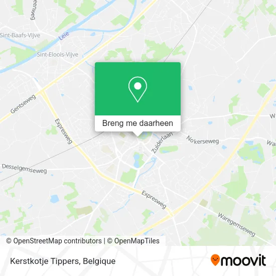 Kerstkotje Tippers kaart