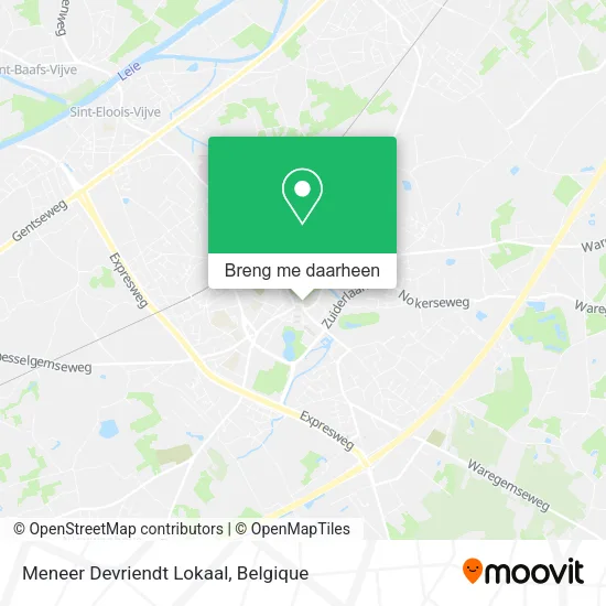Meneer Devriendt Lokaal kaart