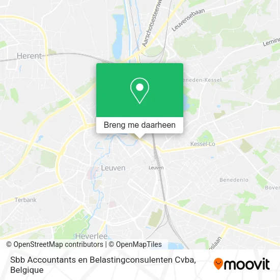 Sbb Accountants en Belastingconsulenten Cvba kaart