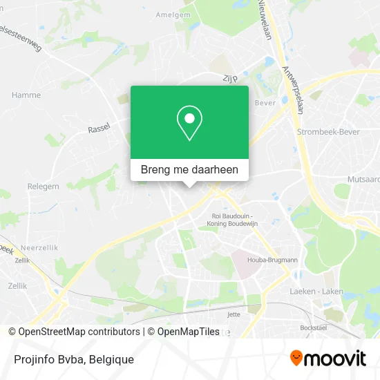 Projinfo Bvba kaart