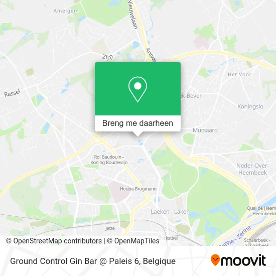 Ground Control Gin Bar @ Paleis 6 kaart