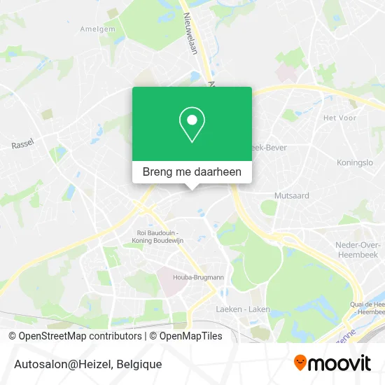 Autosalon@Heizel kaart