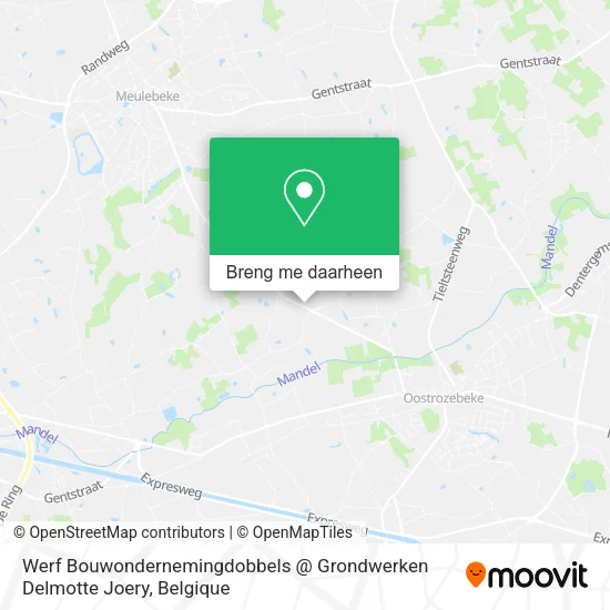 Werf Bouwondernemingdobbels @ Grondwerken Delmotte Joery kaart
