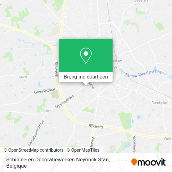 Schilder- en Decoratiewerken Neyrinck Stan kaart