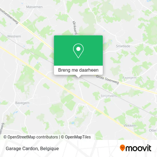 Garage Cardon kaart