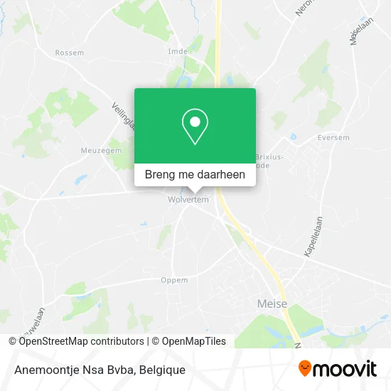 Anemoontje Nsa Bvba kaart