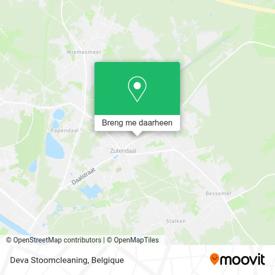 Deva Stoomcleaning kaart