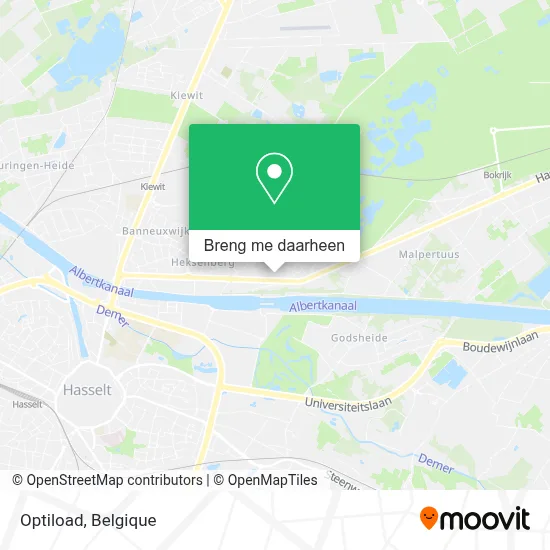 Optiload kaart