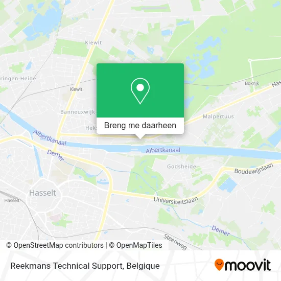 Reekmans Technical Support kaart