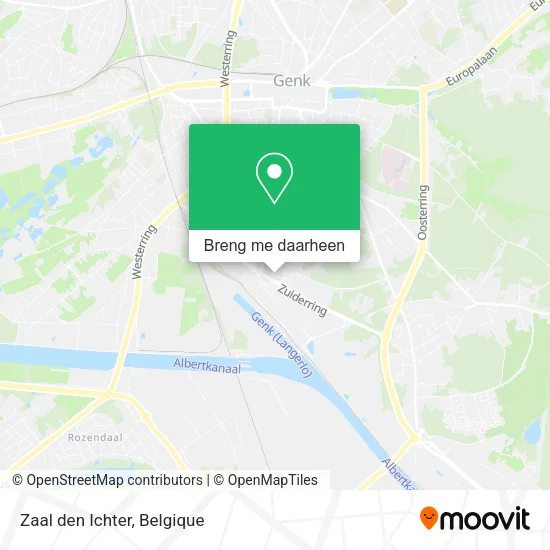 Zaal den Ichter kaart