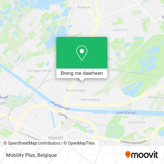 Mobility Plus kaart