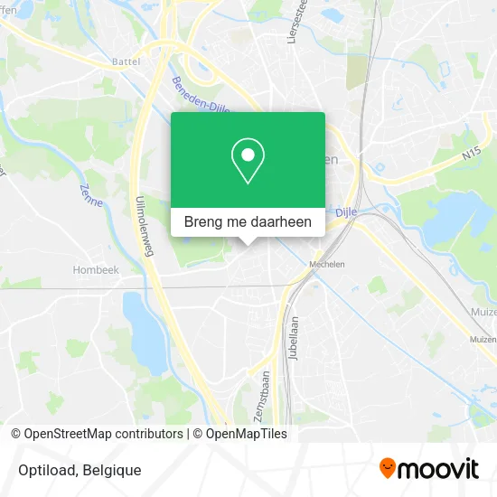 Optiload kaart
