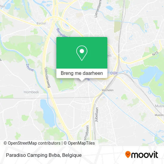 Paradiso Camping Bvba kaart