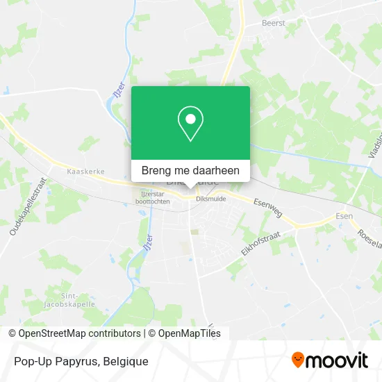 Pop-Up Papyrus kaart
