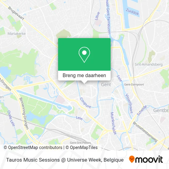 Tauros Music Sessions @ Universe Week kaart